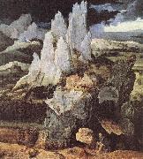 PATENIER, Joachim, St Jerome in Rocky Landscape af